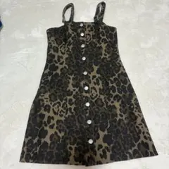 SHEIN シーイン　レオパードワンピース　ヒョウ柄ワンピース