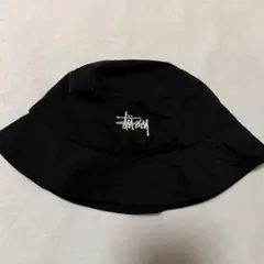 stussy バケットハット ブラック s/m