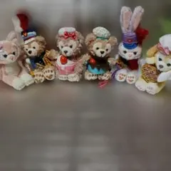 ぬいぐるみバッチ ワンダフルフレンドシップ ダッフィーフレンズ 全種