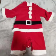 サンタクロース風ロンパース 赤