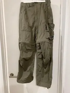 GU×UNDERCOVERコラボ ヘリクルーパンツオリーブS