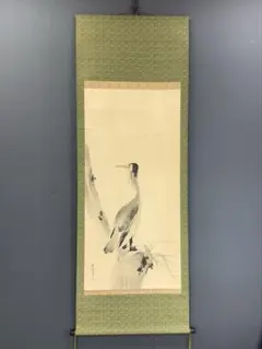 掛軸-1011 土岐頼芸 鷹図 印刷工芸作品 土岐の鷹 国盗り物語 - メルカリ