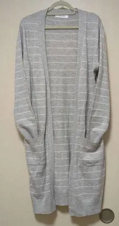 レディース 薄手ロングカーディガン