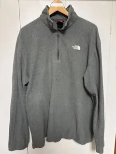 THE NORTH FACE フリース ハーフジップ グレー　XL