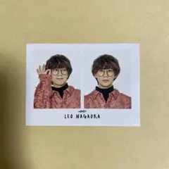 WiNK UP 2月号 めがねショット証明写真風カード 永岡蓮王↔︎浦陸斗 1枚