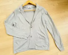 ☆ナノユニバース nano BASE☆フレンチリネンカーディガンM☆