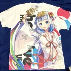 ホロライブ　がうるぐら　フルグラフィックTシャツ　Lサイズ　巫女衣装ver ホロライブ がうるぐら フルグラフィックTシャツ Lサイズ 巫女