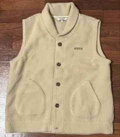 AIGLE フリースベスト L ベージュ