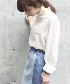 Kastane ハイネックブラウス