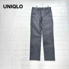 UNIQLO ユニクロ スリム フィット ノータック チノ パンツ グレー 73