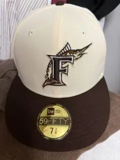 NEW ERA 59FIFTY キャップ 7 3/8 ベージュ/ブラウン