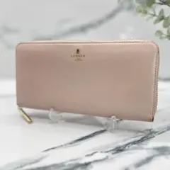 ランバン 長財布＊ラウンドファスナー 多収納＊ピンク