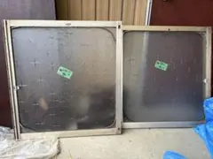 昭和レトロ　レトロガラス　銀河　昭和レトロガラス　アンティークガラス　建具