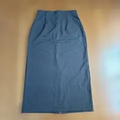 ユニクロ　ストレッチダブルフェイスナロースカートM