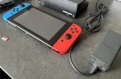 Nintendo Switch 本体 赤/青　SDカード256GB付属