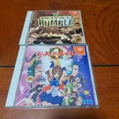 WWE ROYAL RUMBLE & ぷよぷよ〜ん ドリームキャスト