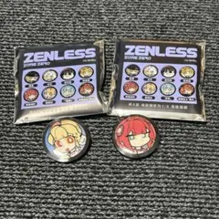 ゼンゼロ　怪啖屋セット　柚葉　アリス　エージェントアイコン缶バッジ