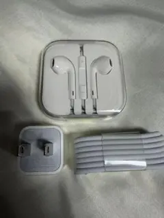 新品未使用 iPhone 6s イヤフォンと充電器セット