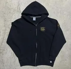 RUSSELL ATHLETIC ジップアップパーカー ブラック L