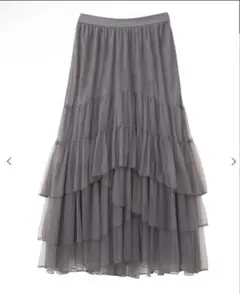 完売色★美品　COCO DEAL チュールティアードスカート S