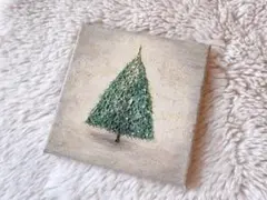 【No.100】 テクスチャーアート　アート　絵画　インテリア　クリスマス