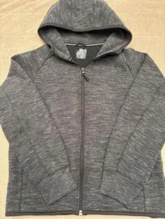 150 ユニクロ ドライスエットパーカー チャコールグレー