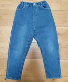 デビロック 楽デニム ペグトップパンツ 130