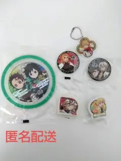 くら寿司　鬼滅の刃　ラバーコースター　缶バッジなど