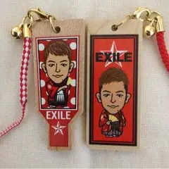 EXILE世界 千社札・羽子板ストラップセット