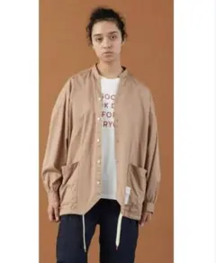 8月末までSALE‼️FRAPBOIS/フラボア 長袖シャツ ネイビー
