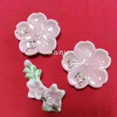 希少✨未使用保管✨清水焼 澤田佳林作 桜 箸置き✨春 京焼 さくら 箸置 箸おき 希少✨未使用保管✨清水焼 澤田佳林作 桜 箸置き✨春 京焼 さくら 箸置