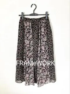 FRAMeWORK 花柄スカート　Mサイズ相当