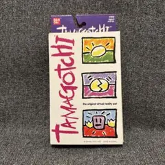 たまごっち☆USAアメリカ版ブルー　/平成レトロ電子ペットキーホルダー