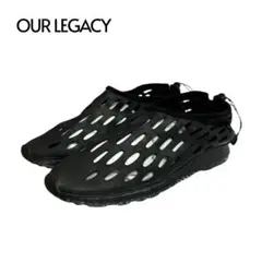 OUR LEGACY Cutout Leather Sneaker Blackのサムネイル