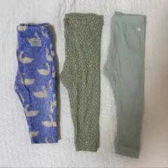 オーシャンアンドグラウンド H&M プチバトー レギンス ドット 70 80