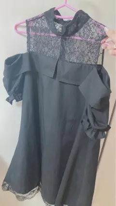 Ank Rouge オフショル ワンピース ブラック