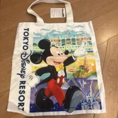 新品！タグ付き　東京ディズニーリゾート ショッパー柄トートバッグ