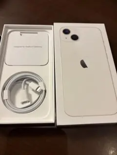 Apple iPhone 13 ホワイト 128GB 充電ケーブル付き