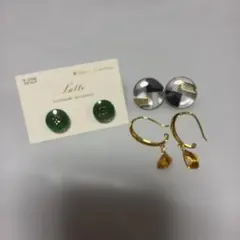 ピアス3点まとめ売り ハンドメイド含む