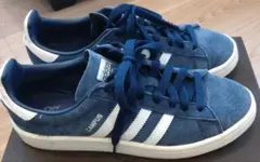 adidas CAMPUS ネイビー スエード スニーカーのサムネイル