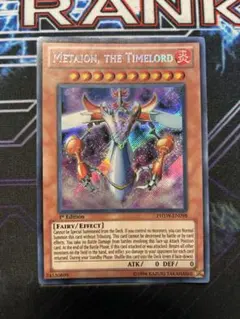 時械神メタイオン 英語 1st シク シークレット 遊戯王