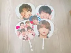 【4月限定最終値下】佐藤勝利 うちわ　ジャンボ団扇　カウコン　ジャンボうちわ