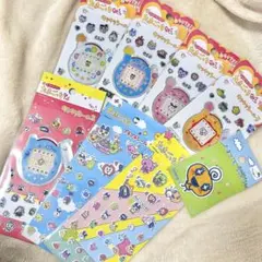 た*ん様 たまごっち　キラキラシール　プチプチシール　ワッペン　めめっち　8点セ
