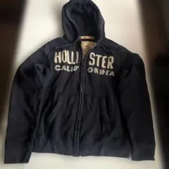 HOLLISTER ヴィンテージ加工 パーカー L ネイビー