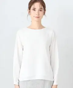 【新品・B級品】COMME CA ISM レイヤード風ブラウス 9号