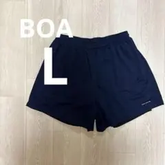BOA ネイビー ボトムス 【 L】　メンズ　ランニングウェア　ハーフパンツ