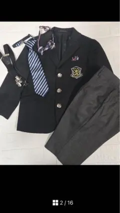 極美品✨️フォーマルスーツ 男の子 120 6点セット 入学式 卒園式