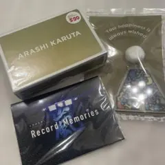 【開封未使用】嵐　嵐カルタ　記念かるた　メモ帳　キーフォルダ付き