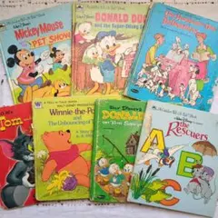 ②7冊レアなヴンテージ絵本まとめセット 洋書古書 児童書 ジャンクジャーナル