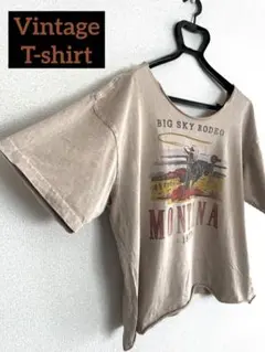 USA古着 ダメージ加工 アメリカンイーグル モンタナ ロデオ オーバーサイズ